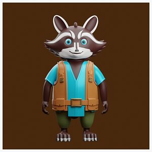Raccoon 3D Model 3D model