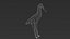 Storch Lowpoly Papercraft OBJ und BLEND