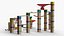 Marble Run Toy Set 3D model
