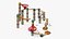 Marble Run Toy Set 3D model