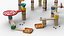 Marble Run Toy Set 3D model
