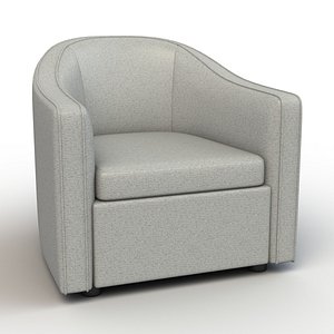 Barrel lounge chair