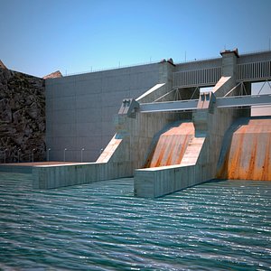 hydroelectric dam v3 3ds