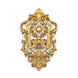 carved classic decorative ornament cnc 3d printing stl 63