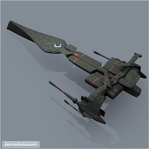 free warship 3d model