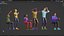 Cheering Crowd Pack - Animado e Rigged