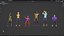 Cheering Crowd Pack - Animado e Rigged
