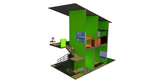 21sqm House - 2 3D model