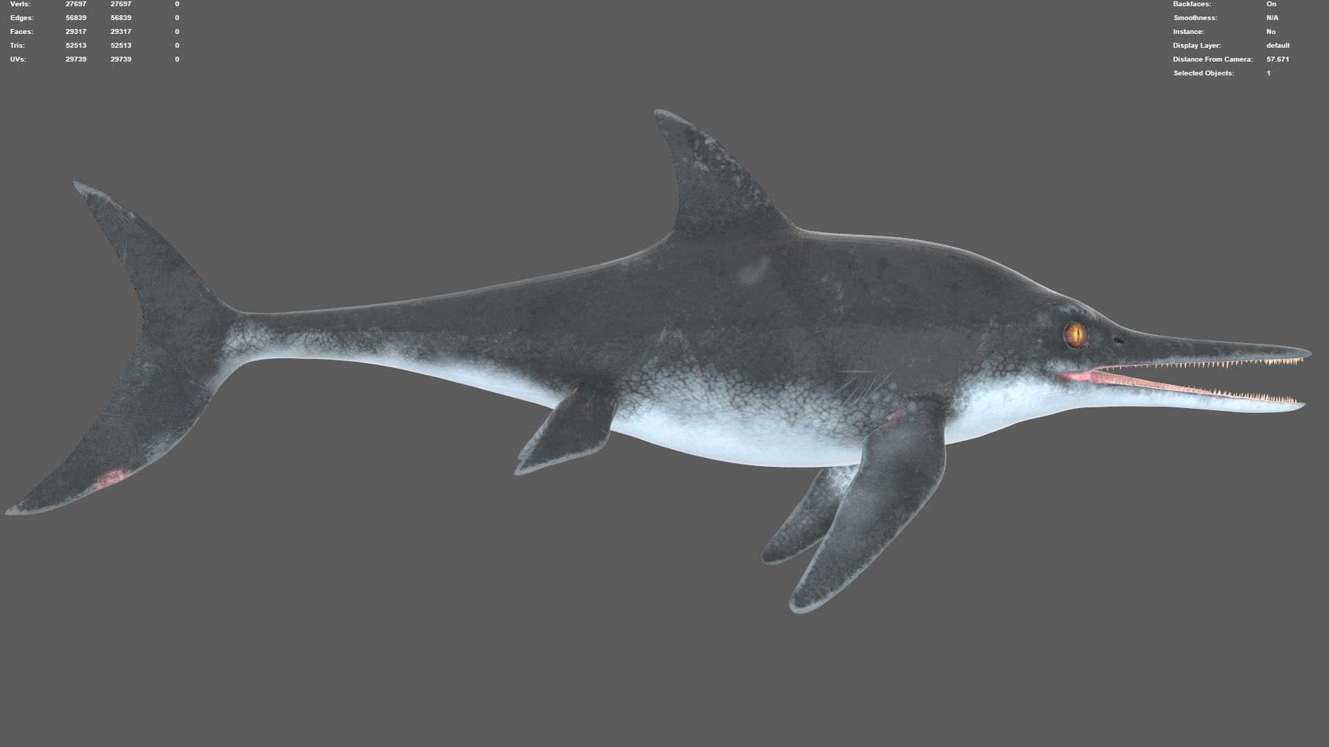 3D 8K Realistic Ichthyosaurus - TurboSquid 2074364