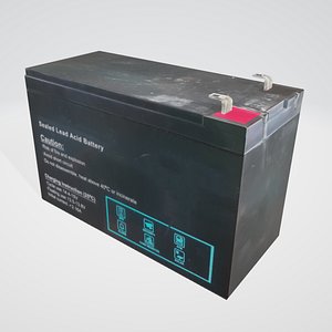 acid battery 3D model