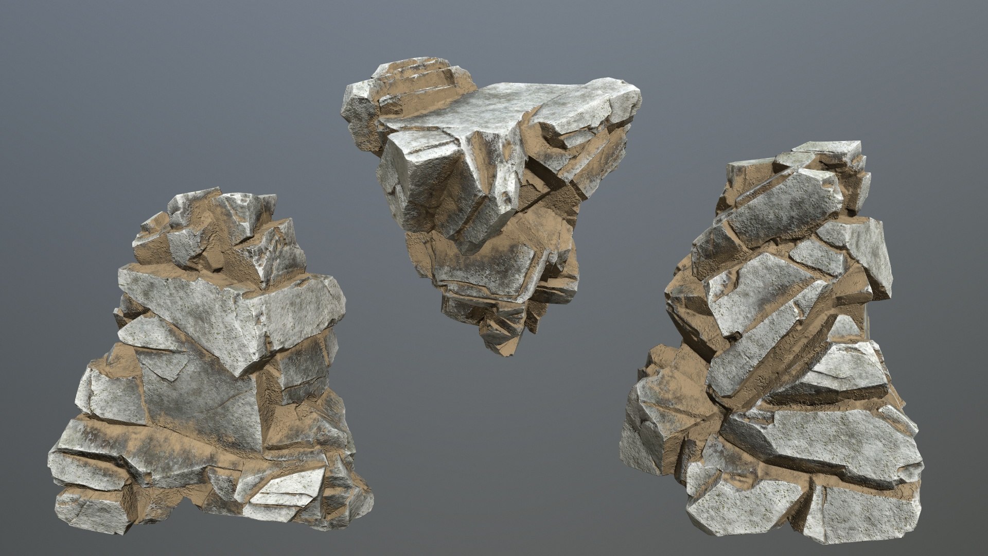 Desert Rocks Model - TurboSquid 2084853