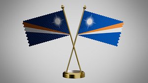Table Flag of Marshall Islands