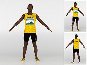 Athlete Runner 02 model