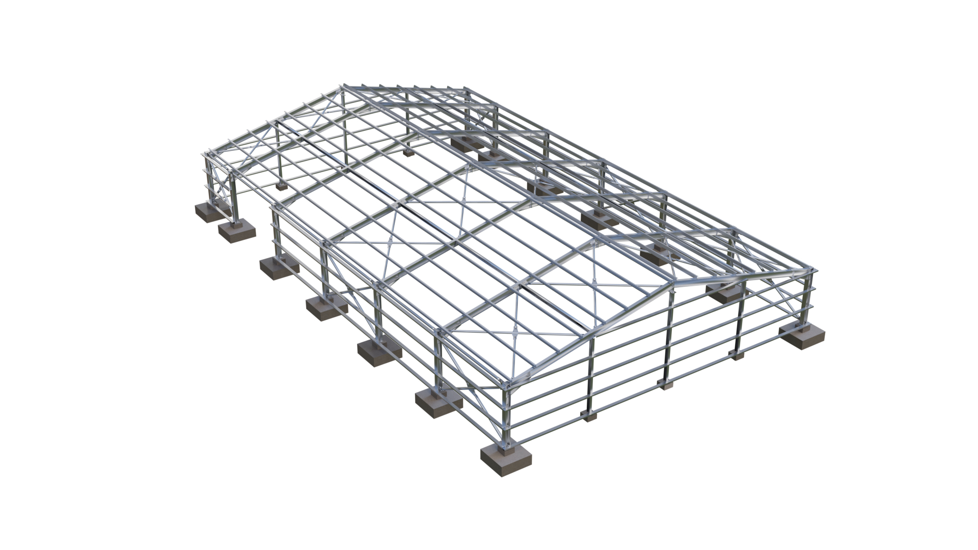 3D Steel Structure Building M2 model - TurboSquid 2144821