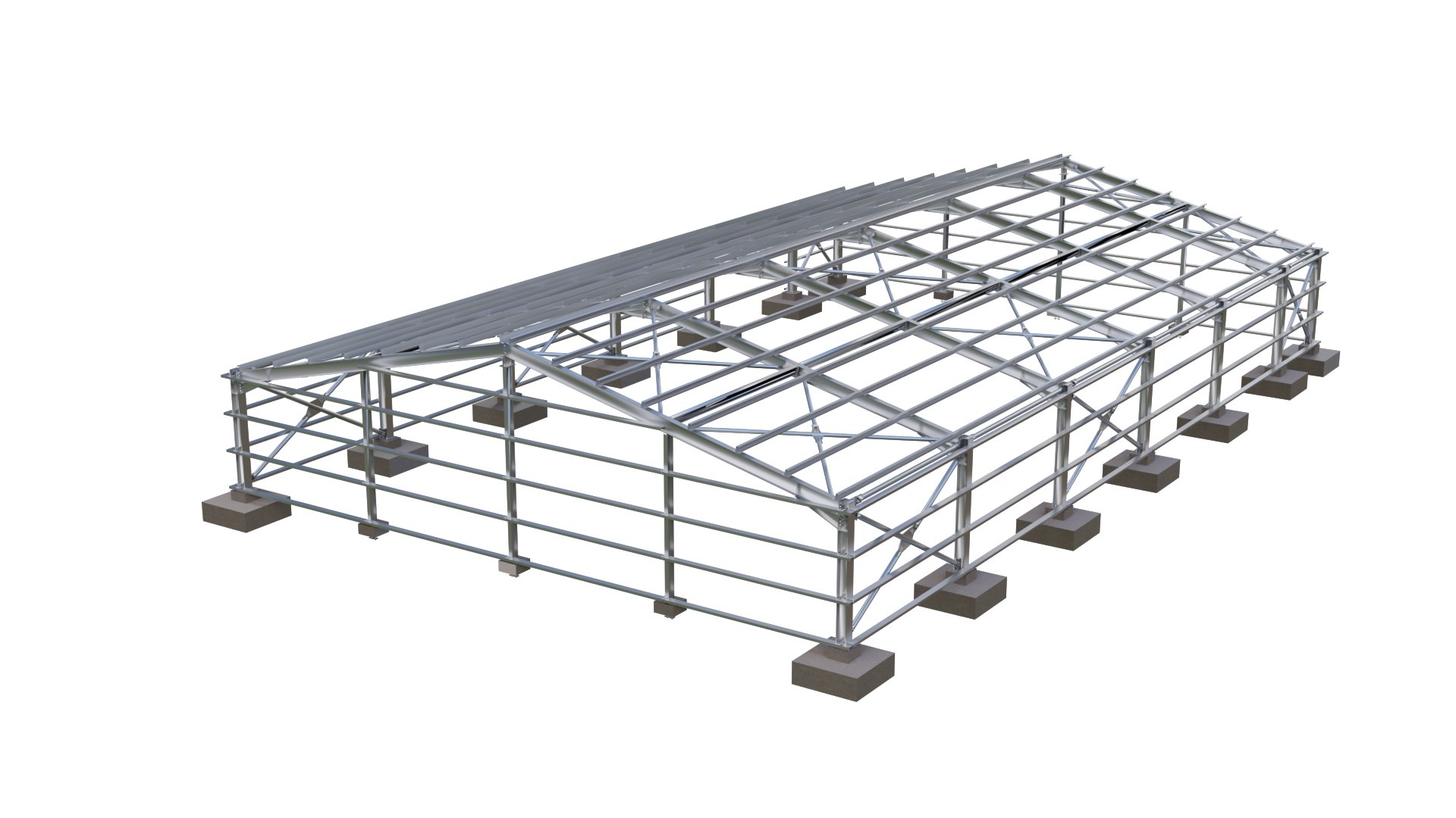 3D Steel Structure Building M2 Model - TurboSquid 2144821