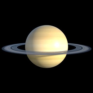 Planet Saturn PBR 4K 3D model