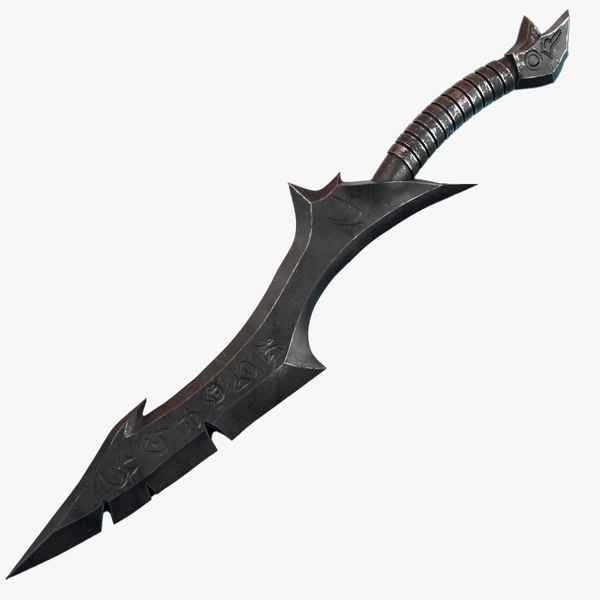 Adaga Negra Modelo 3D - TurboSquid 2282632