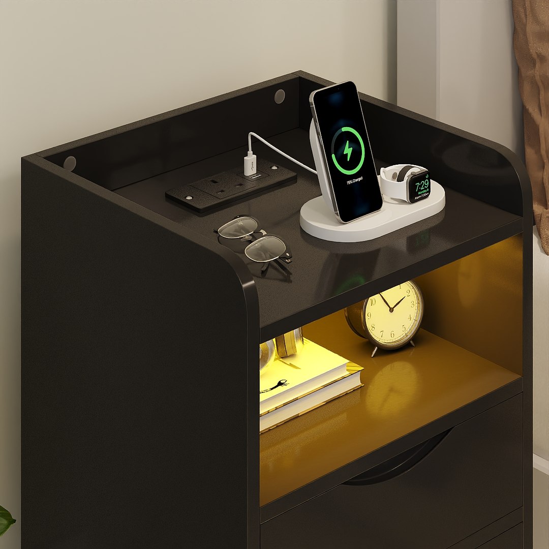Black LED Nightstand with Drawer  Glass Door Modern Bedroom Side Table 3D model https://p.turbosquid.com/ts-thumb/qD/61L2bh/0W/4/jpg/1791792232/1920x1080/fit_q87/79ab42d620364d227be110c2b004b9f4acb1644a/4.jpg