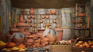 Middle Eastern Market 54 Assets model