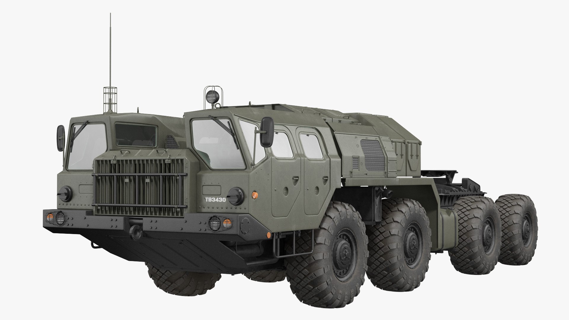 MAZ 7910 8x8 Truck 3D model preview