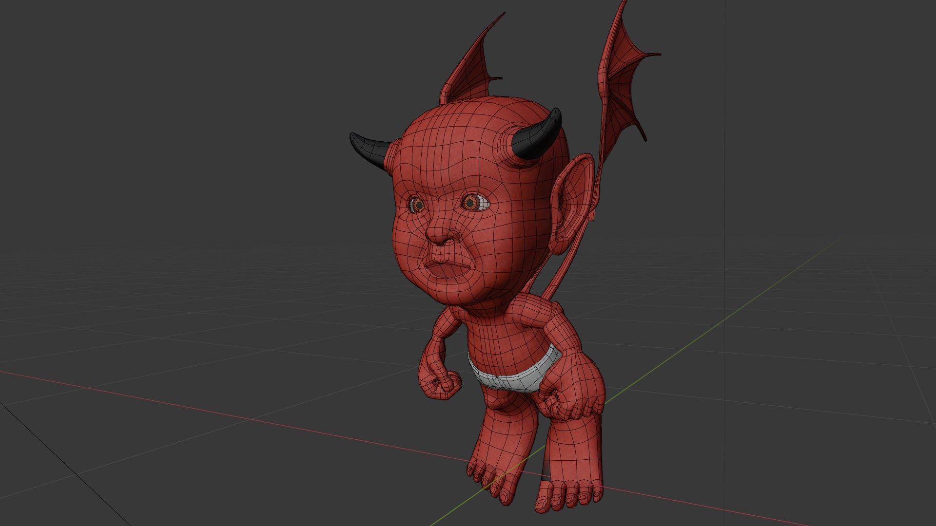 3D Baby Devil Model - TurboSquid 2415754