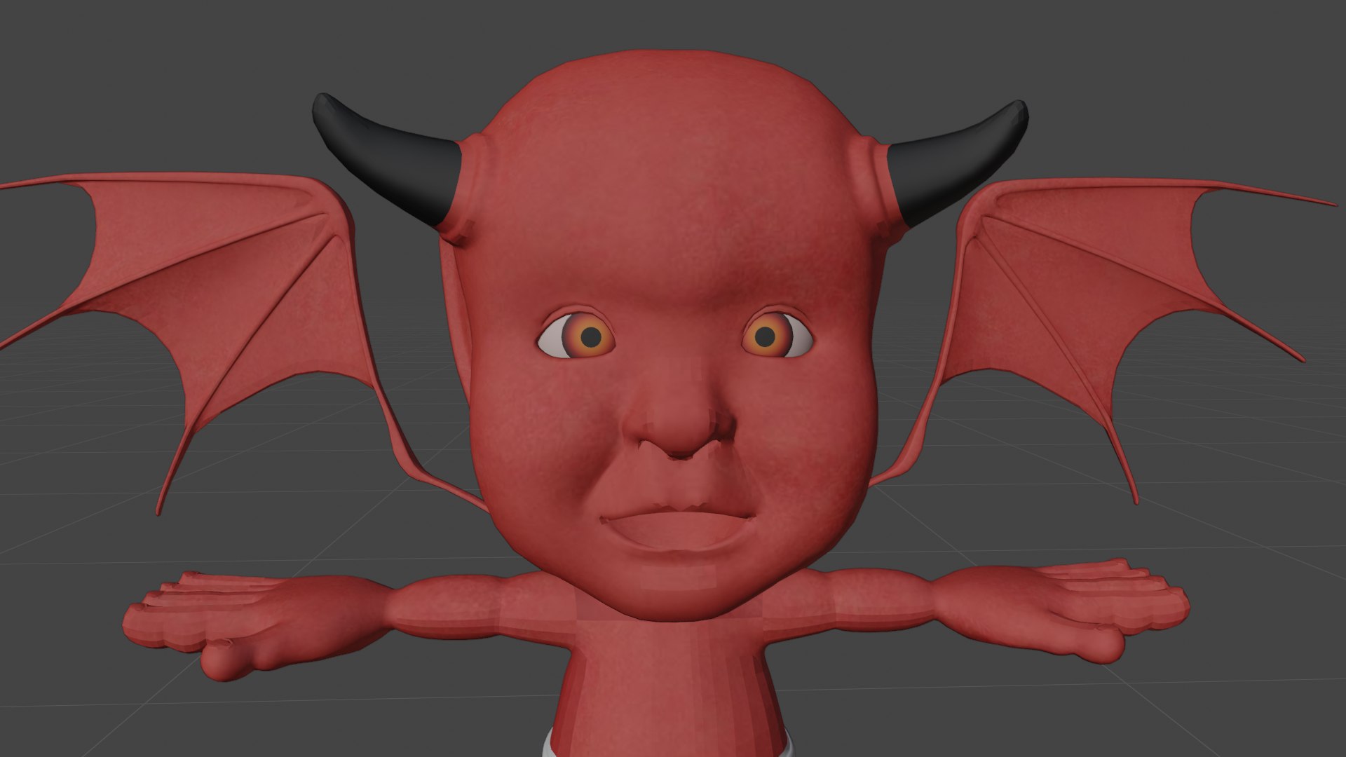 3D Baby Devil Model - TurboSquid 2415754