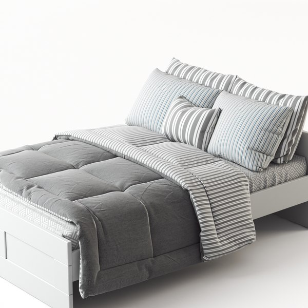 Modello 3D Letto IKEA BRIMNES TurboSquid 1899205