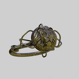 Lion Head Mechanical Ring