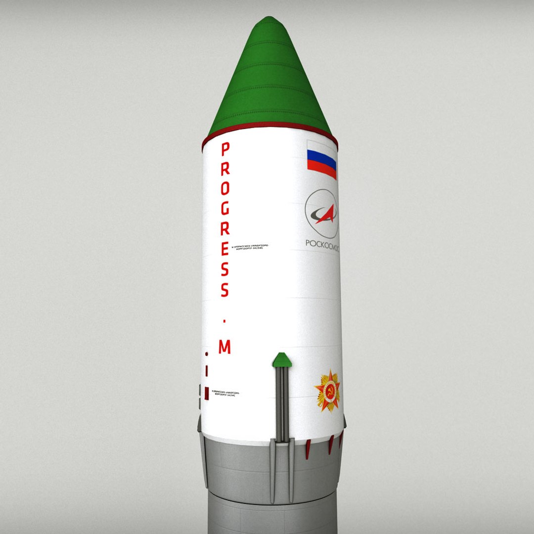 perspective SOYUZ PROJECT 福間創　P-MODEL Space Launcher Progress Soyuz-fg 3ds
