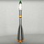 Space rocket Launcher Progress Soyuz-FG