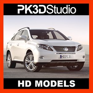 lexus rx car 3d model