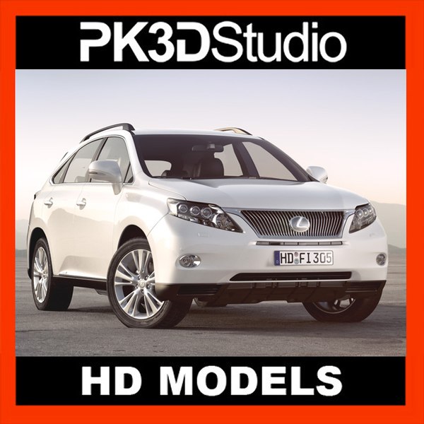 レクサスRX3Dモデル - TurboSquid 622032