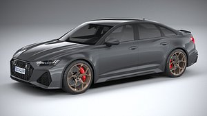 3D Audi RS6 Sedan 2024