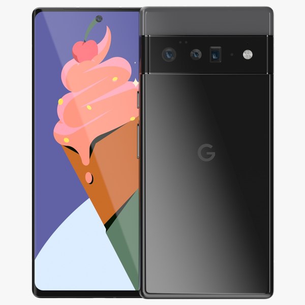 Google Pixel 6 pro Black 3D model