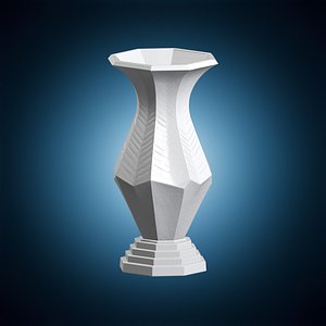 Tall Decorative Vase 3D Print Model