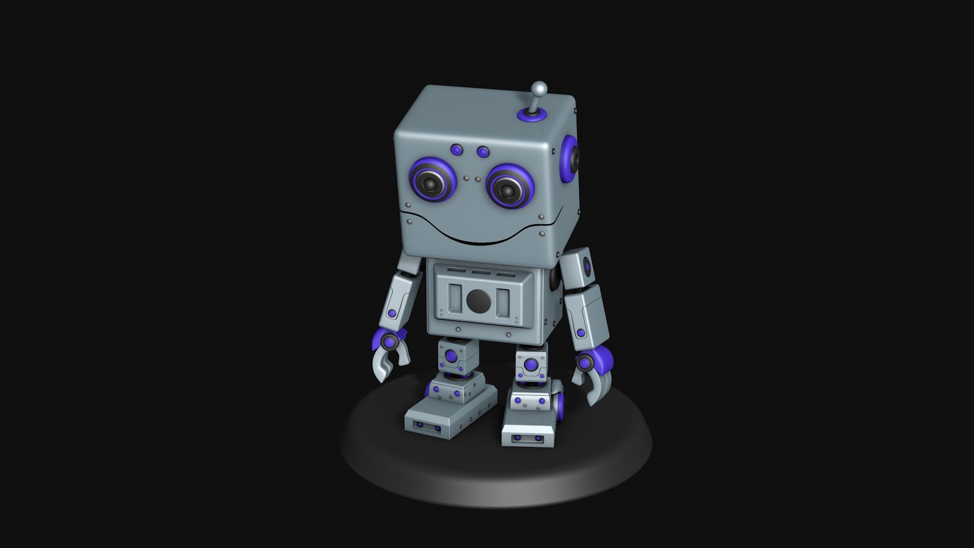 Toy Robot R1 3D model https://p.turbosquid.com/ts-thumb/qD/dm9BQW/JX/toyrobotr14/jpg/1758141419/1920x1080/fit_q87/e4f5940037e86b29fb1f675f4cff9163b8eefb98/toyrobotr14.jpg