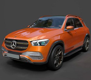 3D Mercedes-Benz GLE Luxury SUV - High-Poly 3D Model model