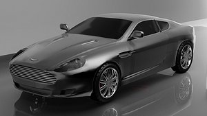 aston martin db9 3d model