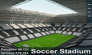 stadium goals field obj