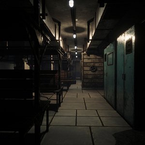 Modular Abandoned Shelter for UE4