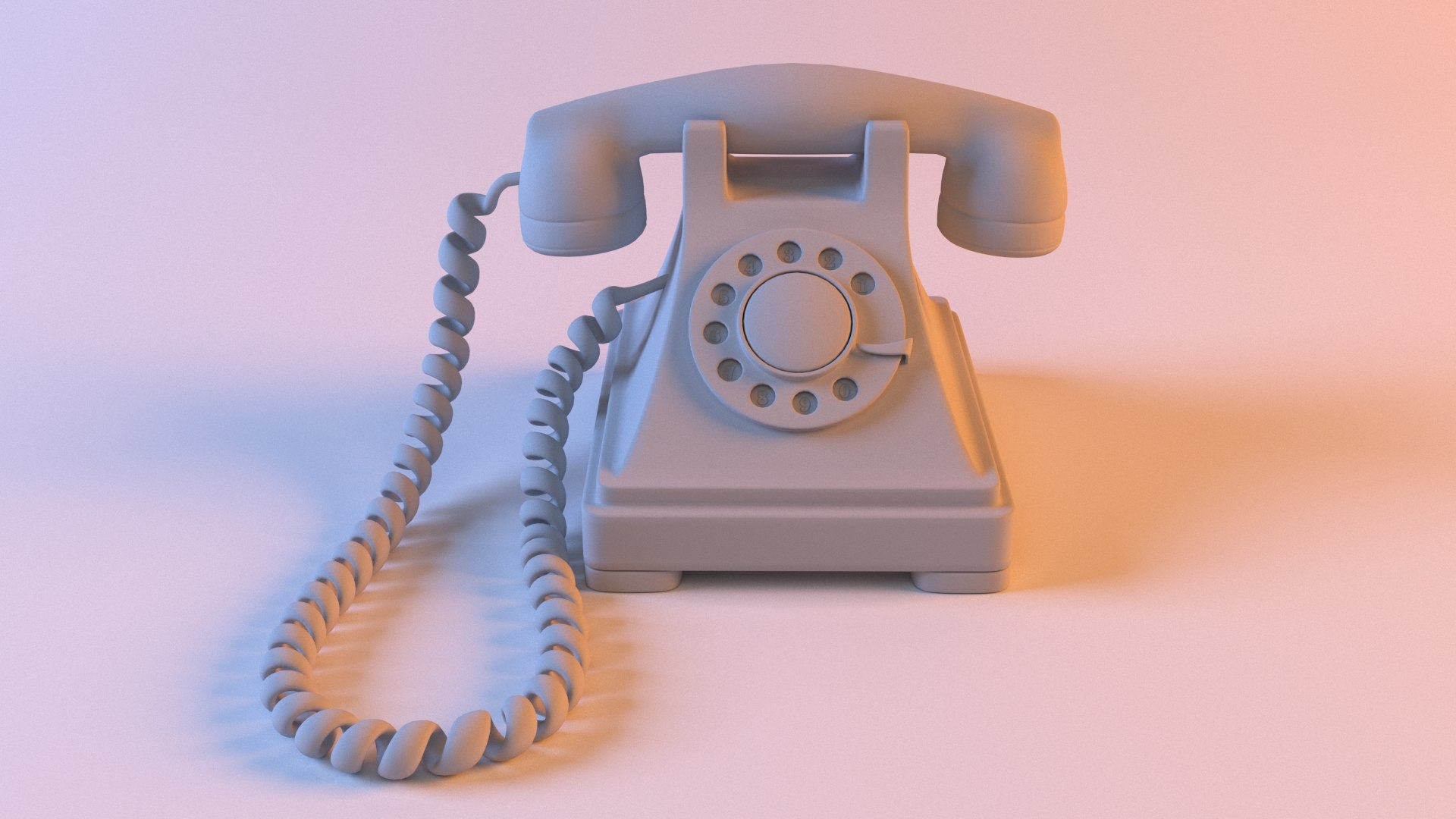 modelo 3d Telefono vintage - TurboSquid 711267
