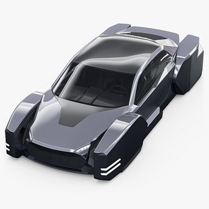 3D future hover car model