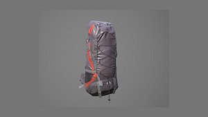 3D Bag Backpack 3D model 002