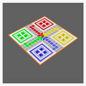 Jogo de tabuleiro Ludo Modelo 3D - TurboSquid 2063972