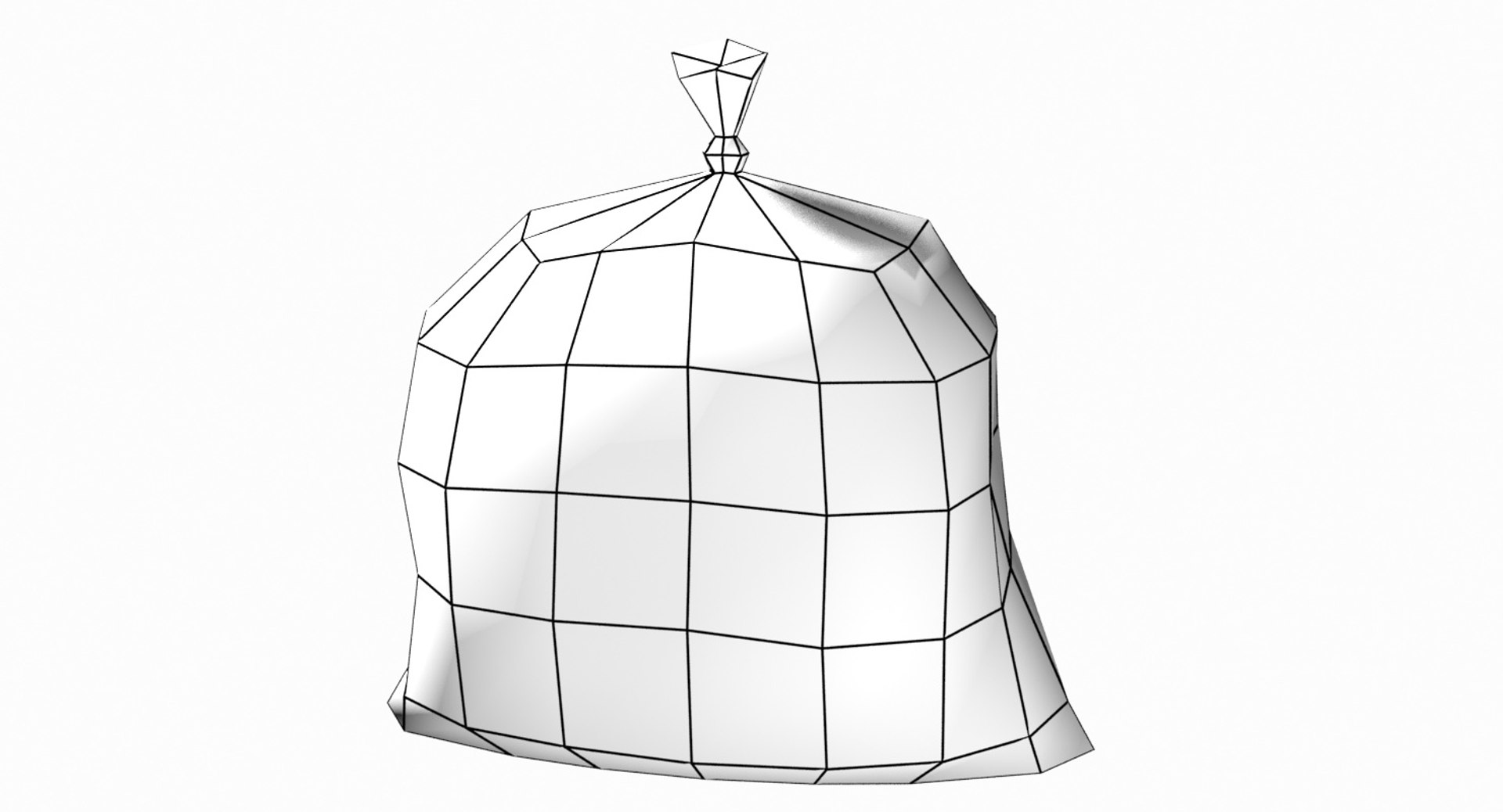 Trash Bag 3d Model