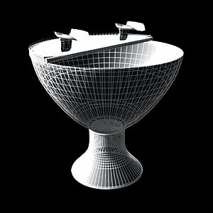 ashtray cigarette 3d 3ds