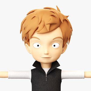 Cartoon Boy RIGGED