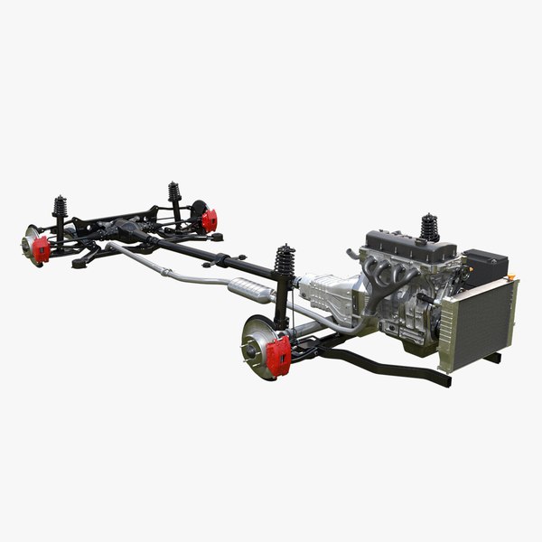 rwd gearbox 3d model