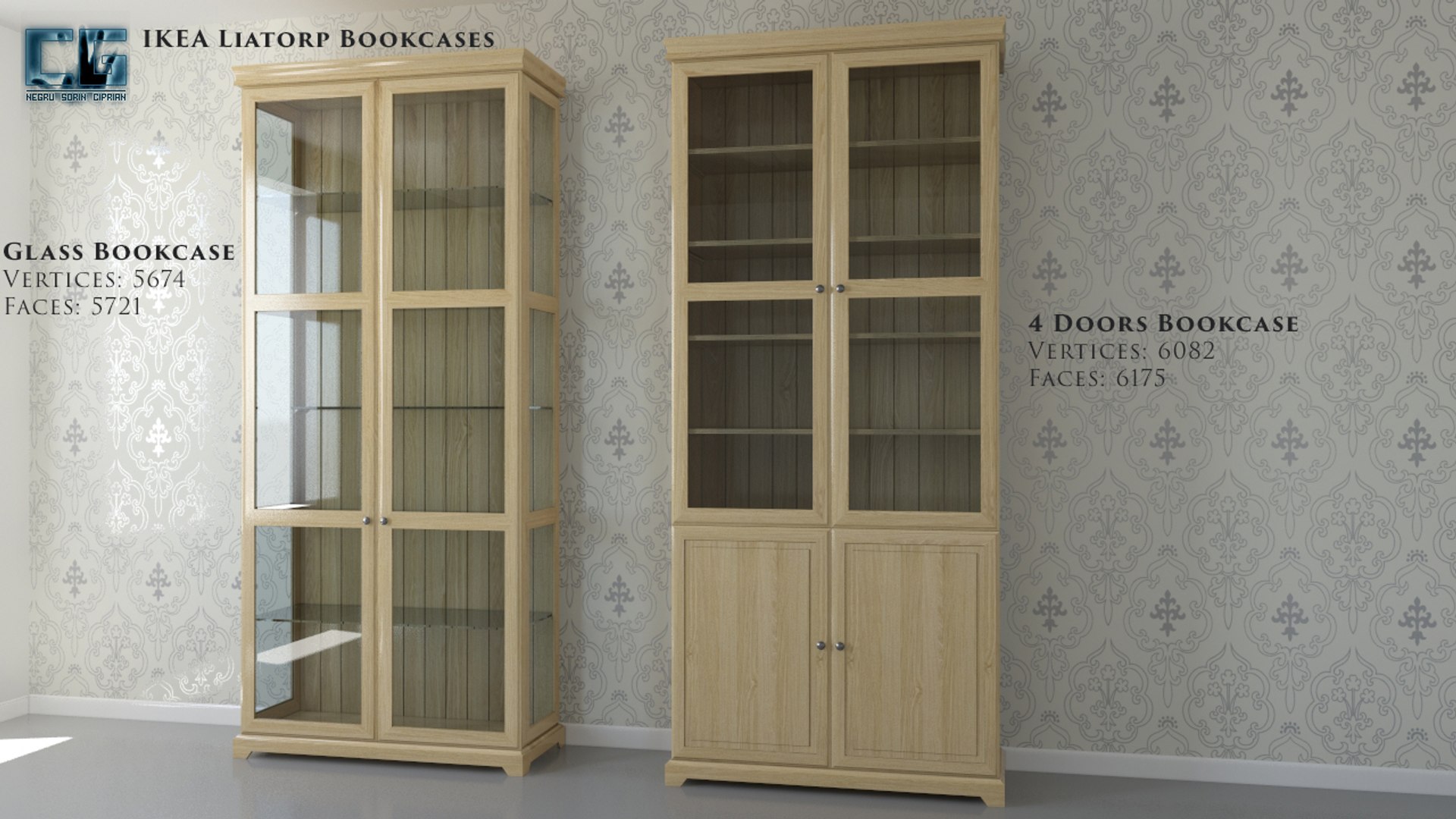 Max Ikea Liatorp Bookcase