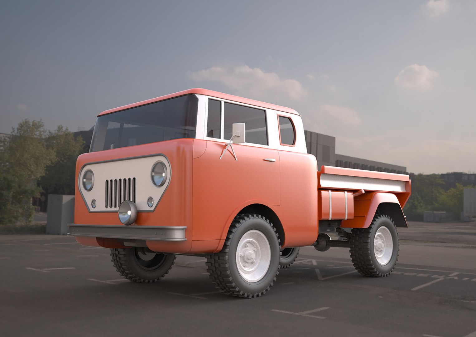 Jeep Fc 150 Classic 3D Model - TurboSquid 1696732